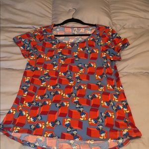 ❤️ 3/$15 ❤️ LuLaRoe Disney Donald Duck Classic T